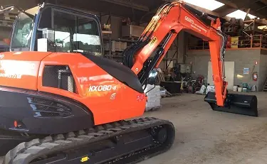 Kubota graafkraan van 8 ton